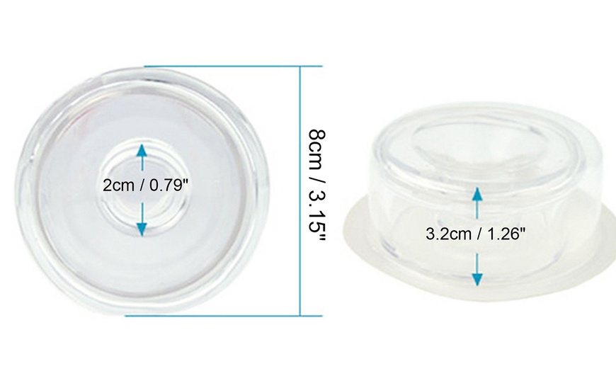 Image 11: Penis Pump Gum Cover Seal Silicone Case (1-or 2-Pack)