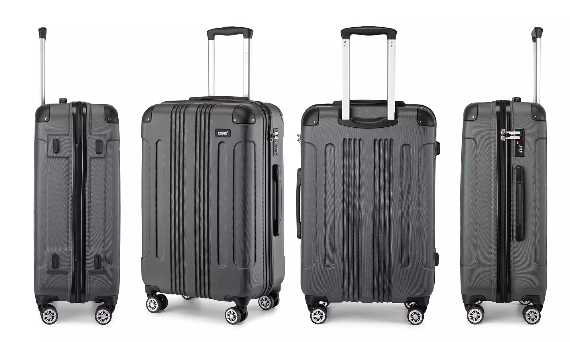 Travelite Voyager Leichtgewichtskoffer mit Aluminiumlegierunggriff