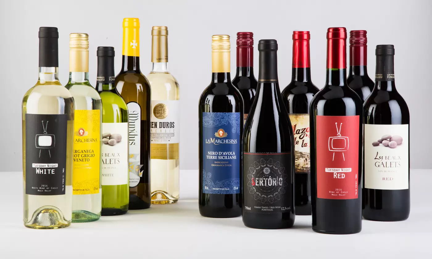 $55 for 12 Bottles of Wine from Until Next Time Wines (Up to $191.4 Value)  - Primary Image