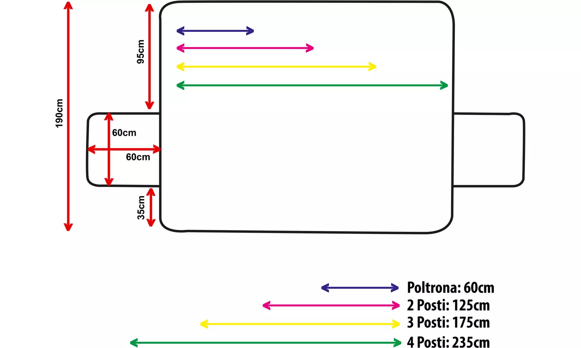 Wasserabweisender, wendbarer Bezug für Sessel oder Sofa
