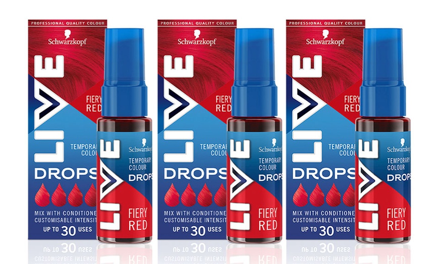 Image 6: 1 or 3 Packs of Schwarzkopf Live Colour Drops Semi-Permanent Hair Dye