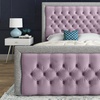 Image 15: DS Living Cheltenham Upholstered Soft Velvet Bed