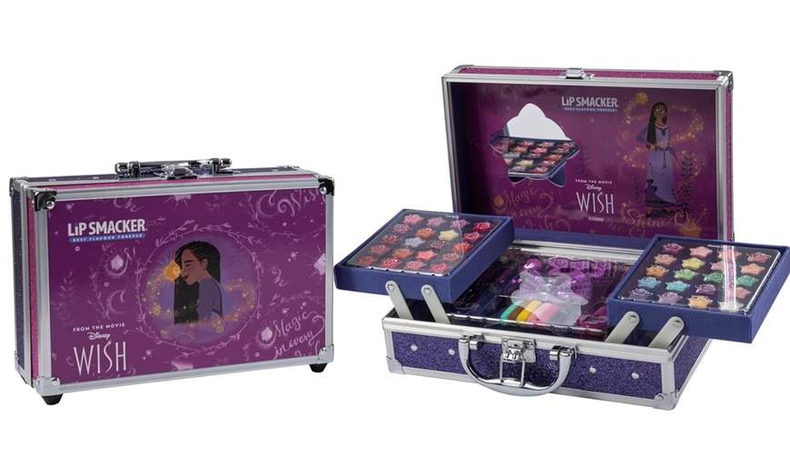 Image 1: Disney Lip Smacker Wish Makeup Vanity Case 