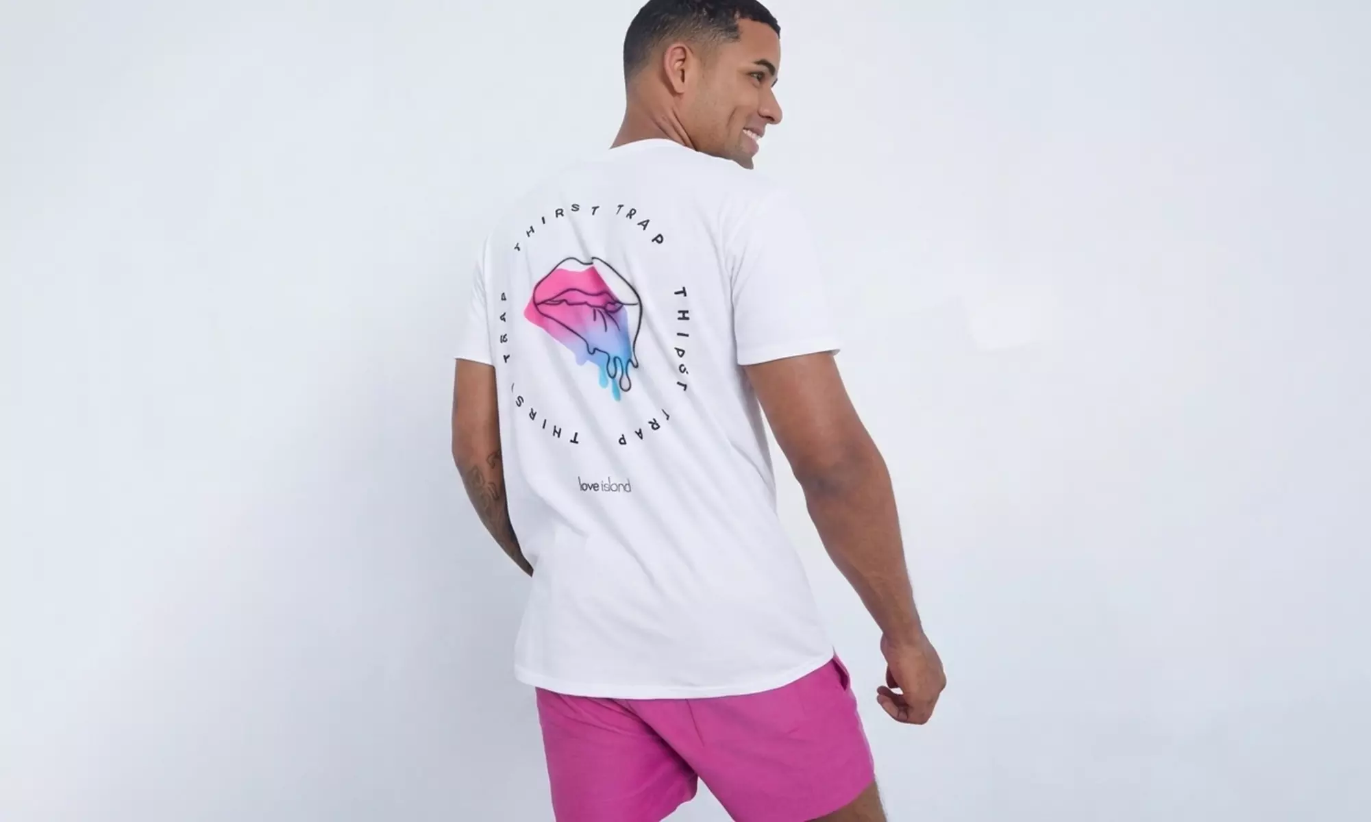 Love Island Logo Cotton T-Shirt for Men