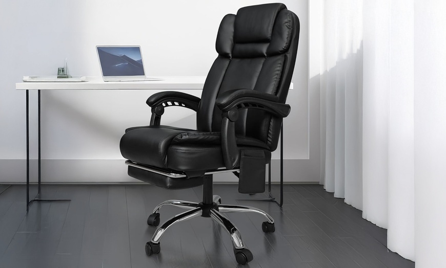 Image 1: Alivio Heavy Duty Office Massage Chair