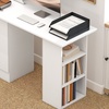 Image 3: HomCom Computer Desk Table Workstation 120cm 