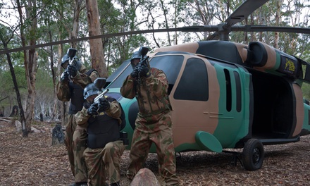 Freemans Waterhole, one person: paintball game