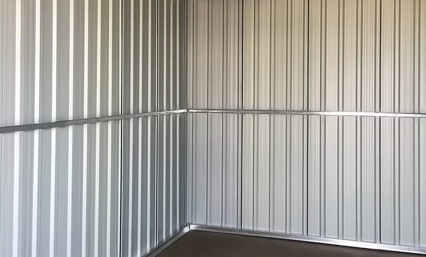 Image 20: Large Metal Garden Tool Storage Shed in 6 Styles