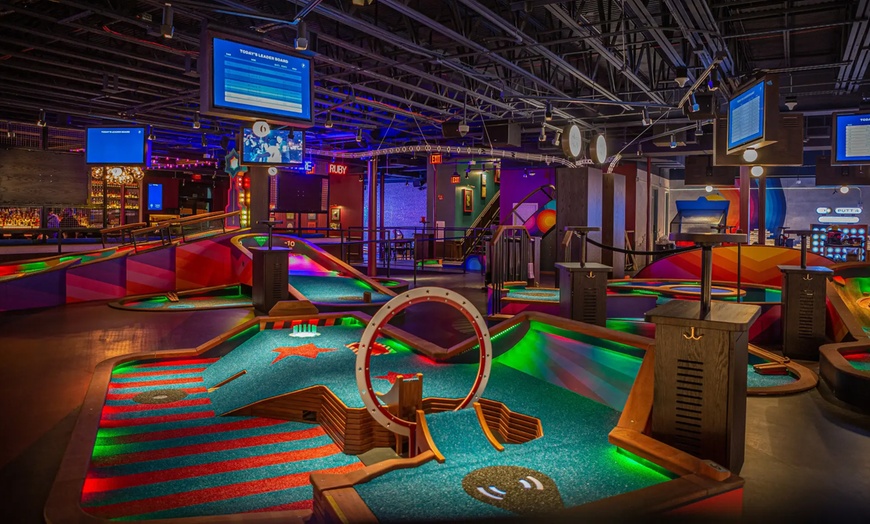 Image 1: Upscale, Tech-Infused Mini Golf for 2 or 4 - Tax Included