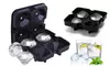 Diamond Ice Cube Maker Tray with Lid - Silicone Molds in 1, 2, or 4 pack