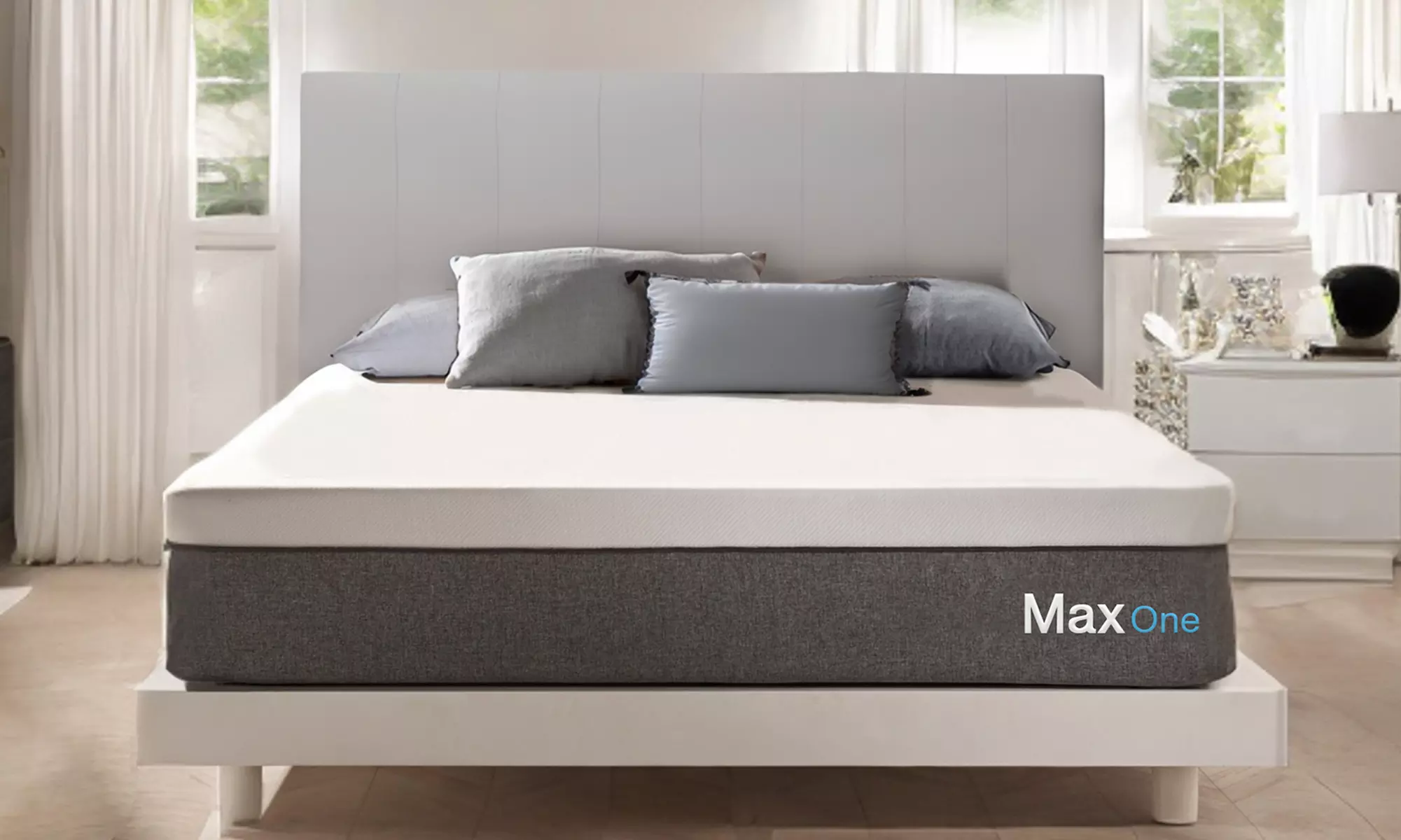 Matelas déhoussable ergonomique et multizones, épaisseur d'environ 20 cm, livraison offerte - Primary Image