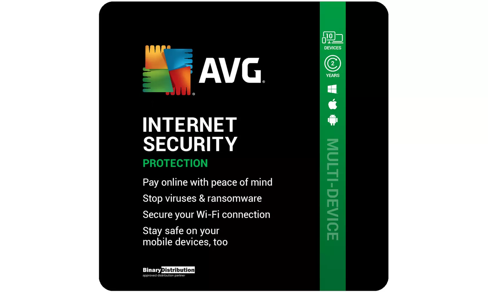 Logiciel AVG Internet Security 2025 ou AVG Ultimate 2025 10 appareils