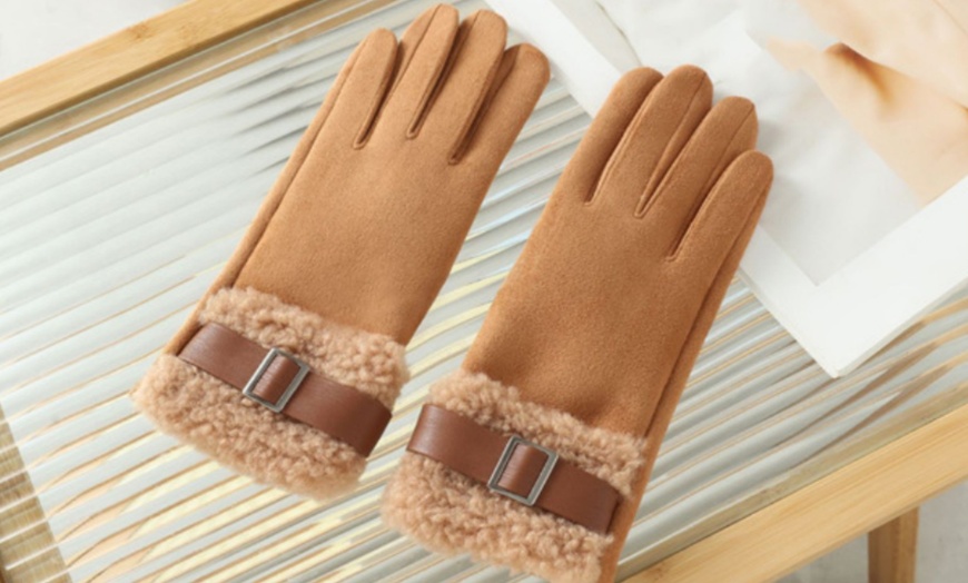 Image 12: Women's Touch Screen Winter Warm Gloves