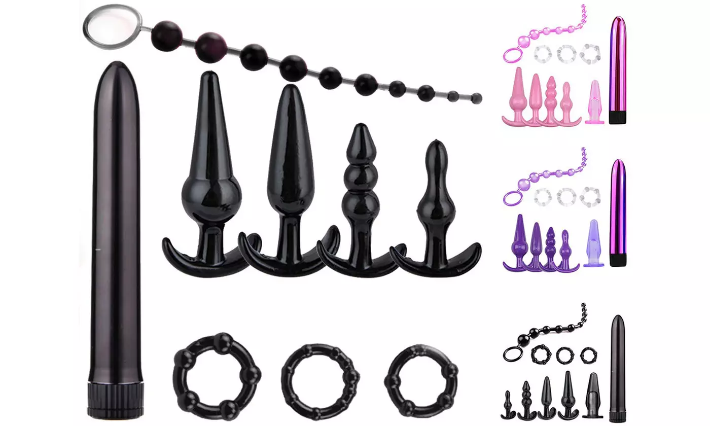 8PCS Anal Plug Set Vibrator G-spot Massager Dildo Sex Toys - Primary Image
