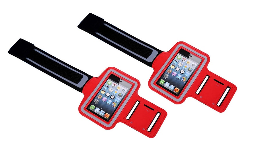 Image 14: One or Two Sports Armbands for iPhone