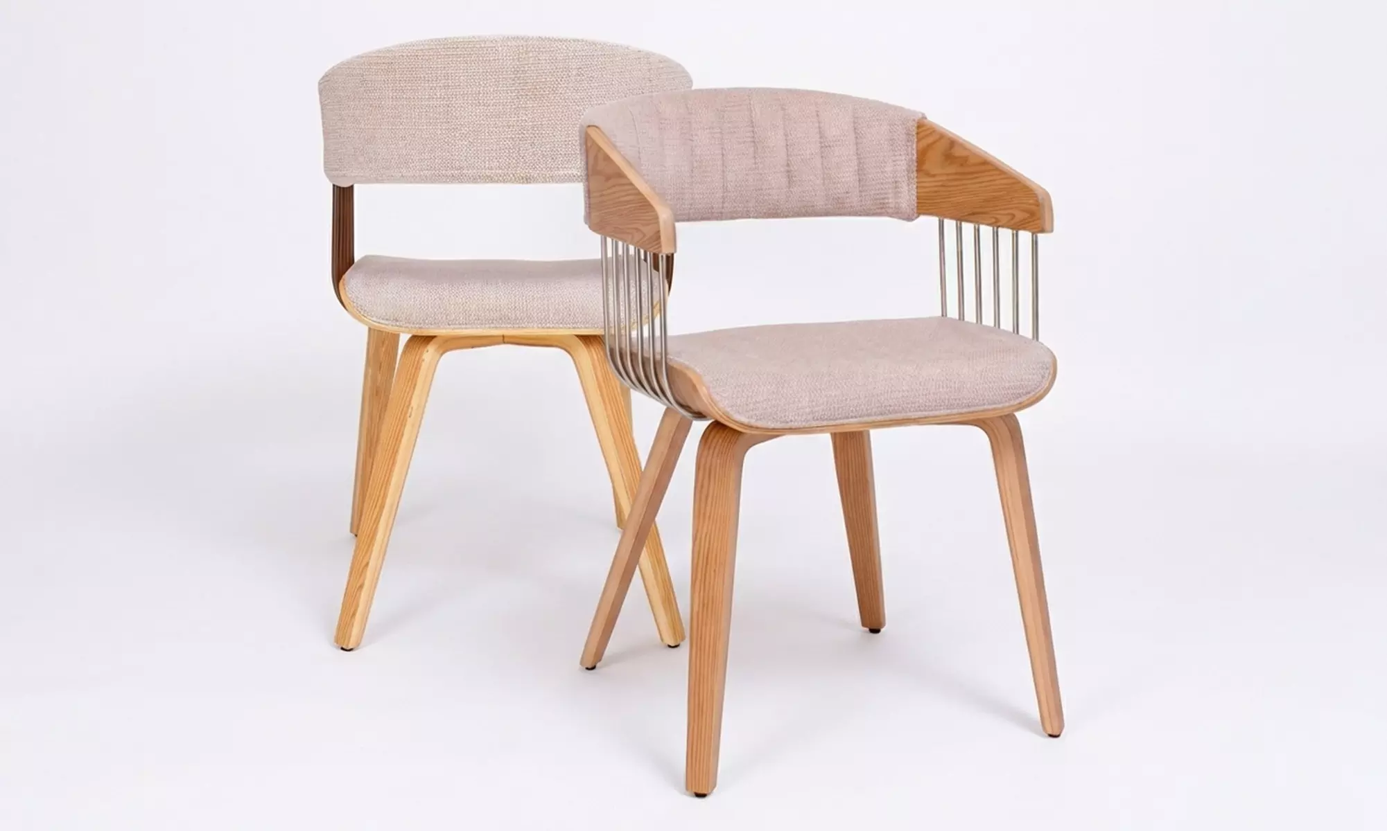 Fauteuil ou lot de 2 chaises rembourrées Frankydust