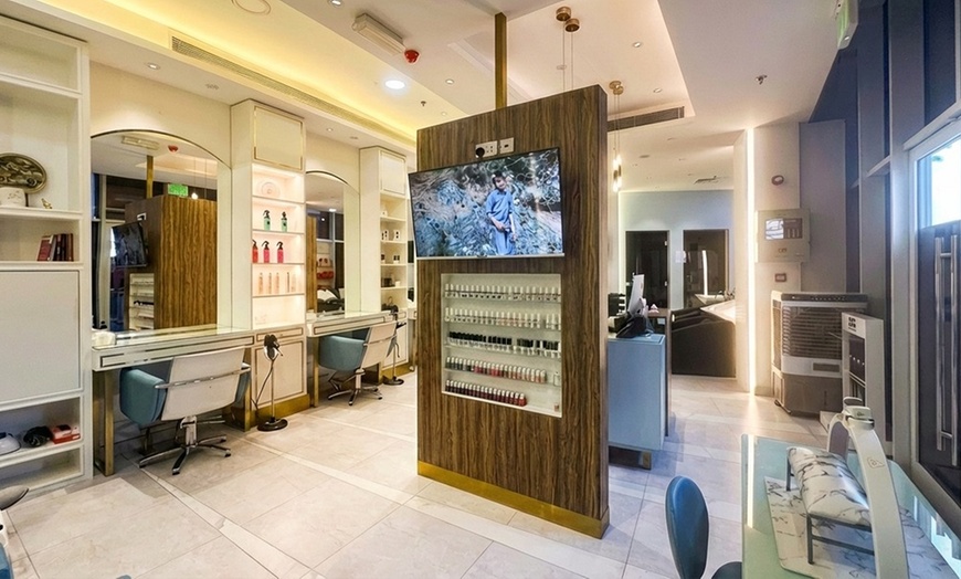 Image 4: Classic or Gelish Mani-Pedi Combos w/ Foot Scrub,& More 