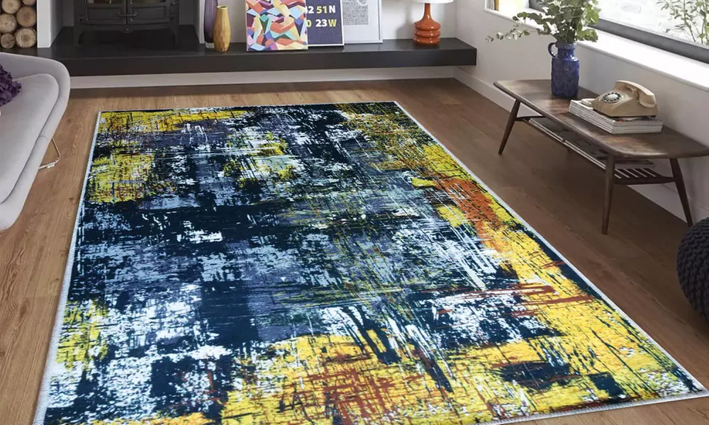 Tapis de salon "ART" antidérapant, coloris et taille au choix - Primary Image