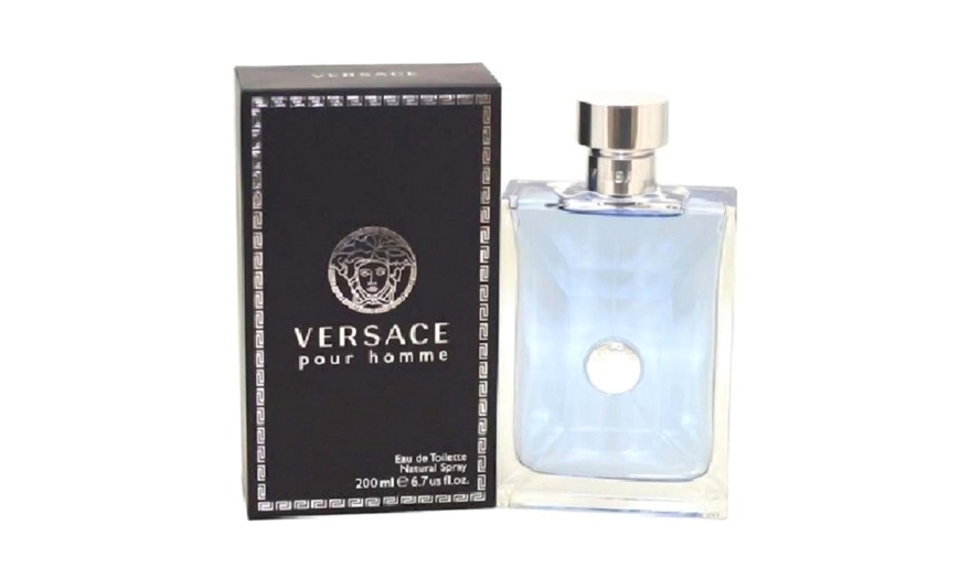 Image 2: Versace Pour Homme Eau De Toilette Spray For Men 6.7 Fl Oz