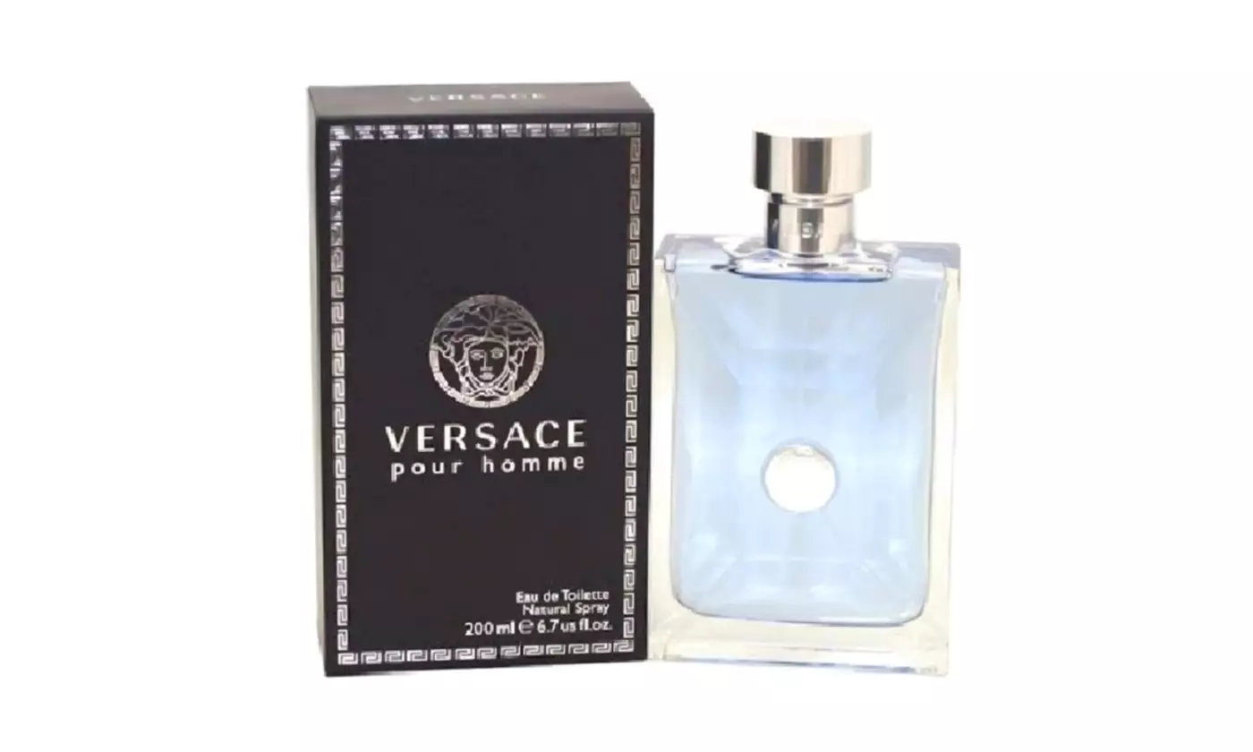 Versace Pour Homme Eau De Toilette Spray For Men 6.7 Fl Oz