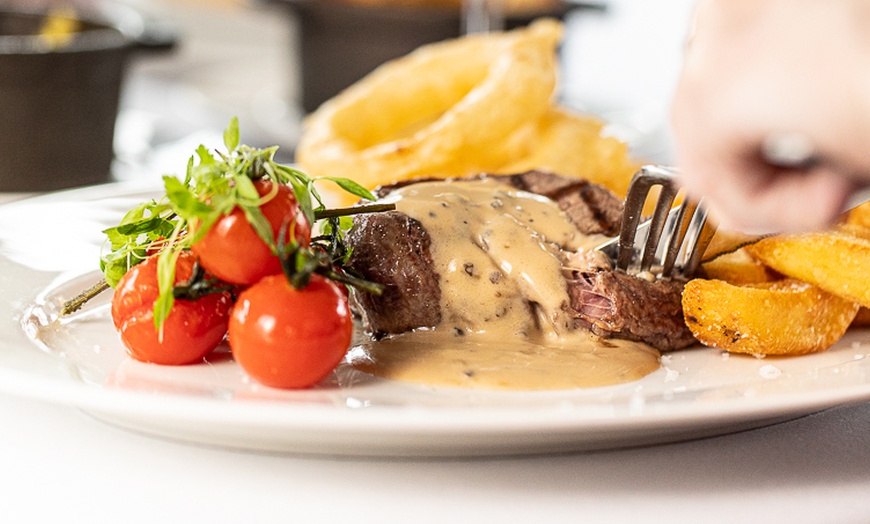 Image 2: Sizzle & Sip: Steak & Wine for Two