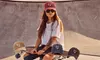 Vintage Washed Heart Paw Print Baseball Hat