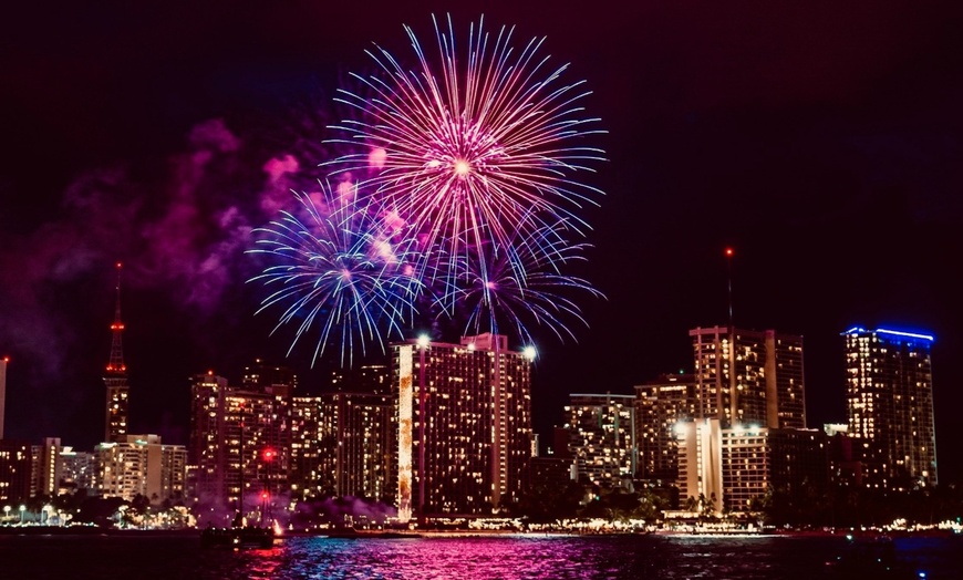 Image 10: Friday Night BYOB Fireworks Cruise with Waikīkī Ocean Views