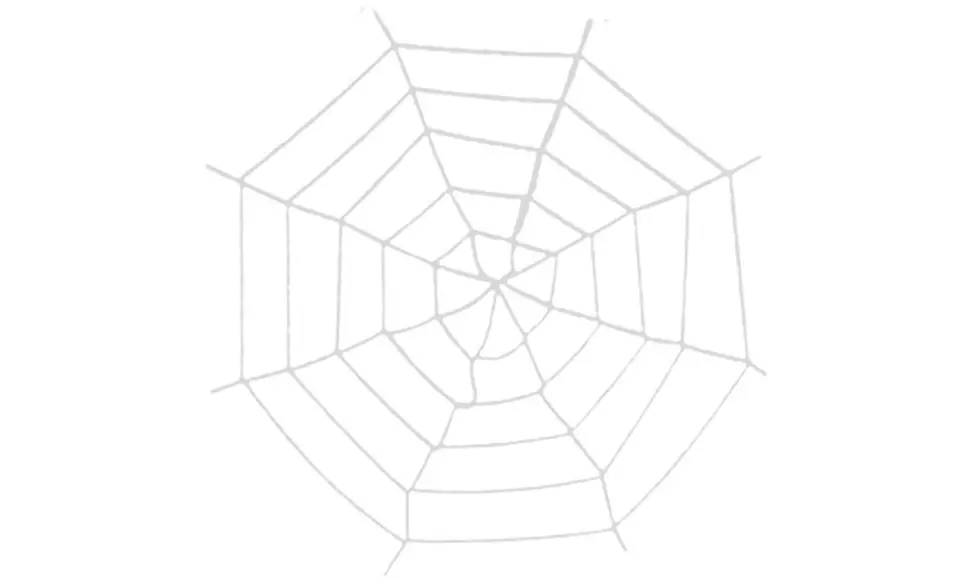 Giant Spider & Web Halloween Decoration Props