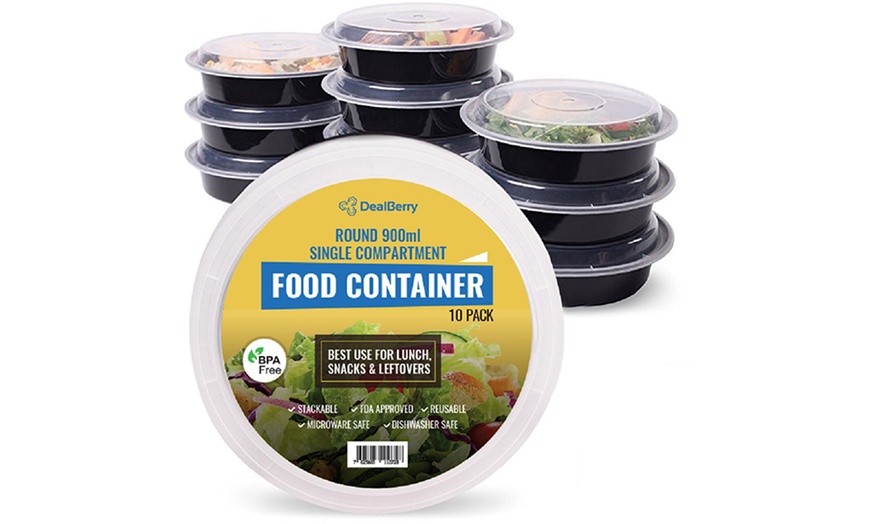 Image 2: Reusable Plastic Food Containers