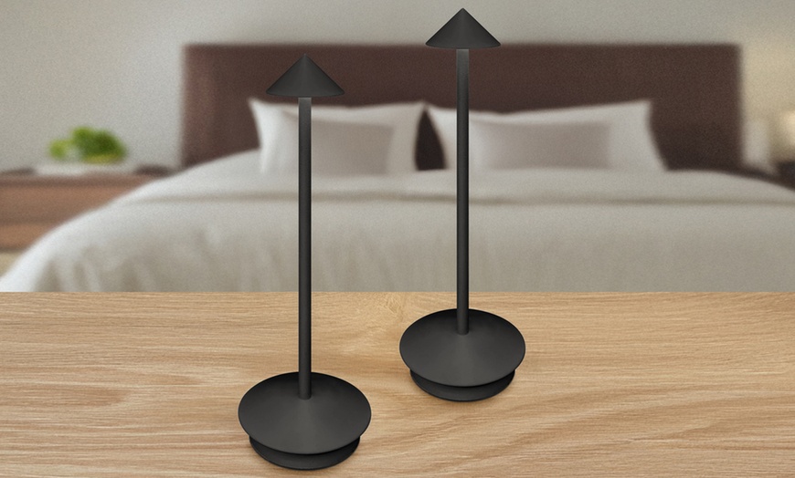 Image 7: Set di 2 lampade a led