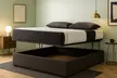 Lit coffre en tissu, 3 positions Sampur, espace de stockage jusqu'à 900 L, matelas optionnel, Sampur - Image 6