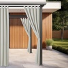 Image 3: Cortina para pérgola resistente a los rayos UV y lavable a máquina