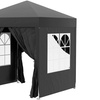 Image 10: Outsunny Pop-Up Gazebo 2m x 2m with Side Panels in Blue, Black, Green