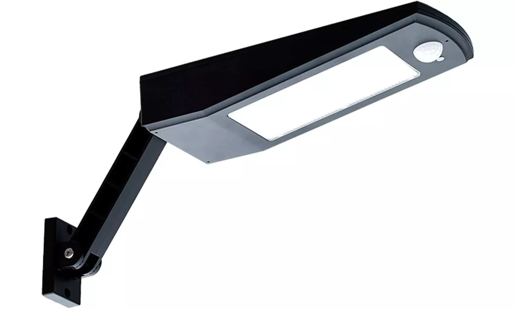 Lampione solare, faretto a LED e kit pannello solare con luce