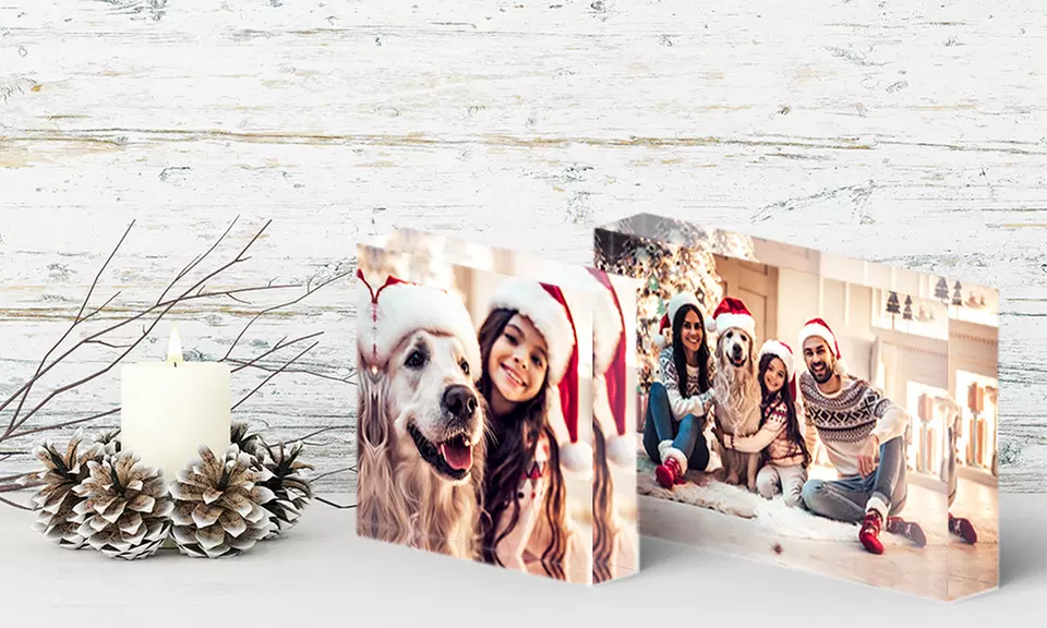 1 ou 2 blocs photo en plexiglas sur le site Photo Gifts