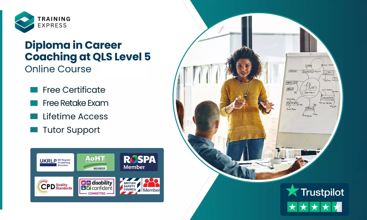 Diploma in Career Coaching @ QLS Level 5 - Online Course or Lifetime Membership to 2500+ Courses (Up to 63% Off) - Primary Image