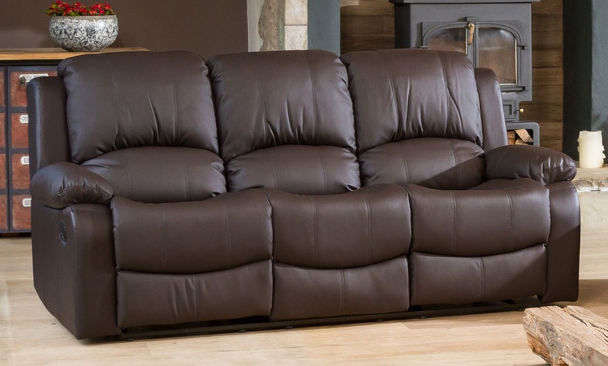 Image 13: Up to Three Reclining Sofa Sets 