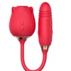 Image 7: 2 in 1 Rose Sucking Vibrator