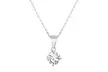Lesa Michele Pendant Collection in Sterling Silver with Swarovski Crystal - Second Medium
