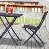Image 1: Outsunny Rattan-Effect Bistro Set