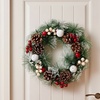 Image 6: Living And Home Christmas Artificial Wreaths, 30cm and 32cm Designs 