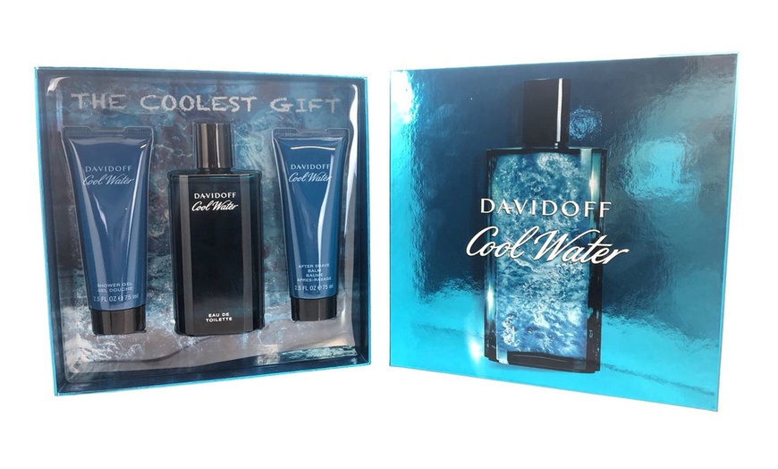 Image 2: Davidoff Cool Water Eau De Toilette Three-Piece Gift Set For Men