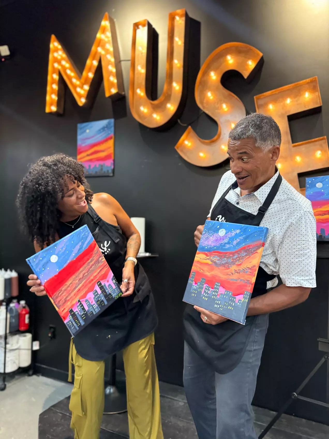 Paint and Sip Experience for Two or Four at Muse Paintbar: Nashville