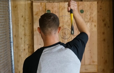 75 Minute Axe-Throwing Session in a Shared Lane - For 1 - Axe Ventures in Los Angeles, California
