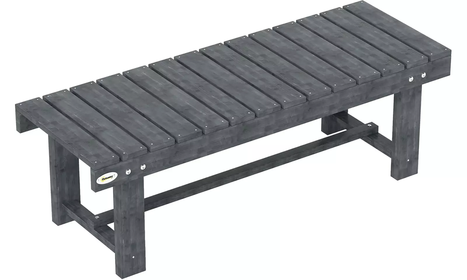 Outsunny Outdoor Bench, Picnic, Wooden or Aluminium