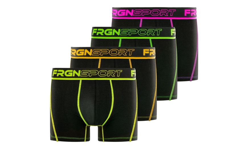 Image 1: Lot de 4 boxers homme sport de Freegun