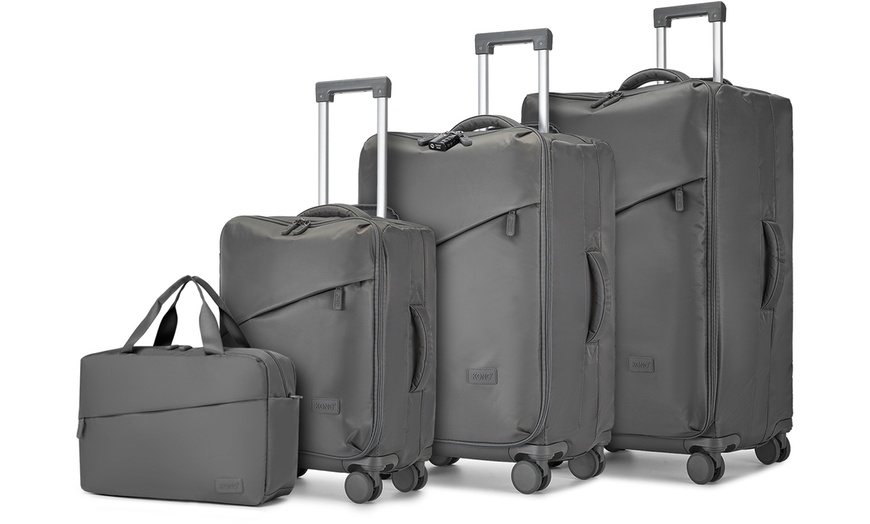 Image 2: 3er-Set Nylon-Reisekoffer mit passender Reisetasche