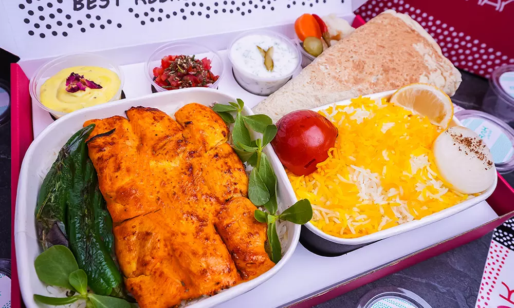 Savor 100, 200, or 300 AED Worth of Mediterranean and Persian Cuisine