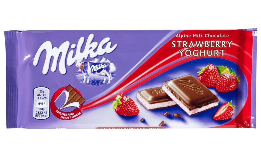 Image 13: 8 Milka Assorted Chocolates 100g