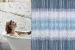  Ruvanti 72x72 Water-Resistant Polyester Shower Curtain with 12 Hooks - Second Medium